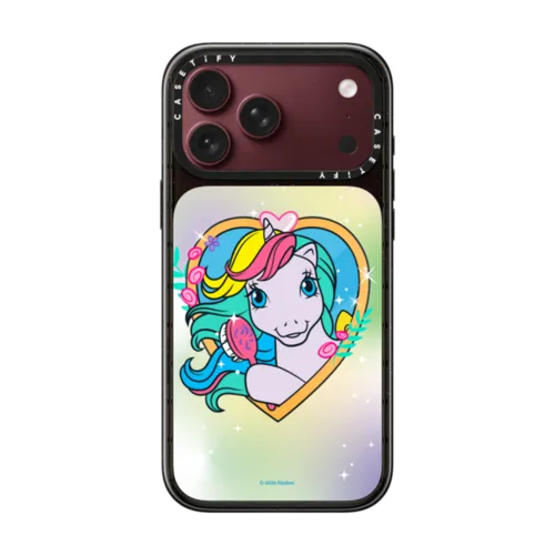 My Little Pony Custom Name Phone Case - Windy | iPhone 18 Pro Max / Impact Case MagSafe Compatible - Glossy / Glossy Black | Image 1