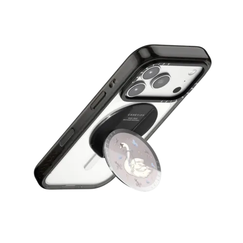 Swan Dance Snappy Grip Stand | Snappy Grip Stand / Snappy Mirror Grip Stand MagSafe Compatible / Silver | Image 3