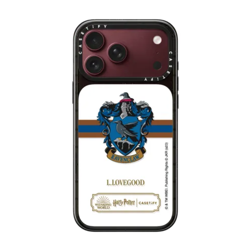 Ravenclaw Mascot Case | iPhone 18 Pro Max / Impact Case MagSafe Compatible - Glossy / Glossy Black | Image 1