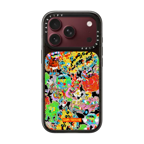 Silly Stickers | iPhone 18 Pro / Impact Case MagSafe Compatible - Glossy / Glossy Black | Image 1