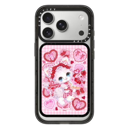 Pretty Heart !!! | Snappy Cardholder Stand / Snappy Cardholder Stand MagSafe Compatible / Black | Image 1