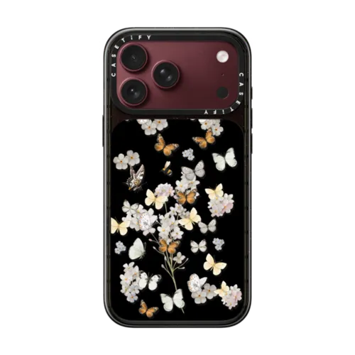 BUTTERFLY SUNDAY | iPhone 18 Pro Max / Impact Case MagSafe Compatible - Glossy / Glossy Black | Image 1