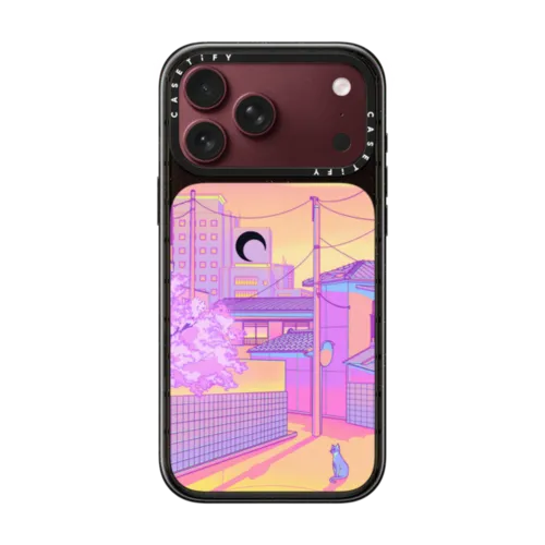 Yanaka Street | iPhone 18 Pro Max / Impact Case MagSafe Compatible - Glossy / Glossy Black | Image 1