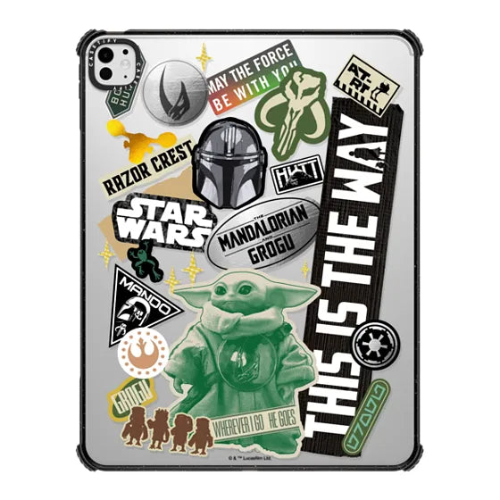 The Mandalorian and Grogu Stickermania Tablet Case | Image 1