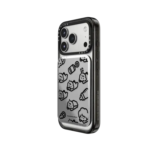 No Fight No Fight | Snappy Cardholder Stand / Snappy Mirror Cardholder Stand MagSafe Compatible / Silver | Image 2