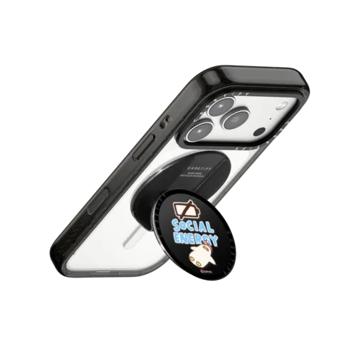 Social Energy | Snappy Grip Stand / Snappy Grip Stand MagSafe Compatible / Black | Image 3