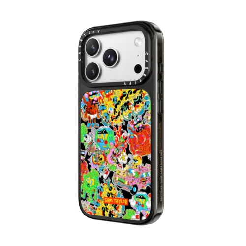 Silly Stickers | iPhone 18 Pro / Impact Case MagSafe Compatible - Glossy / Glossy Black | Image 2