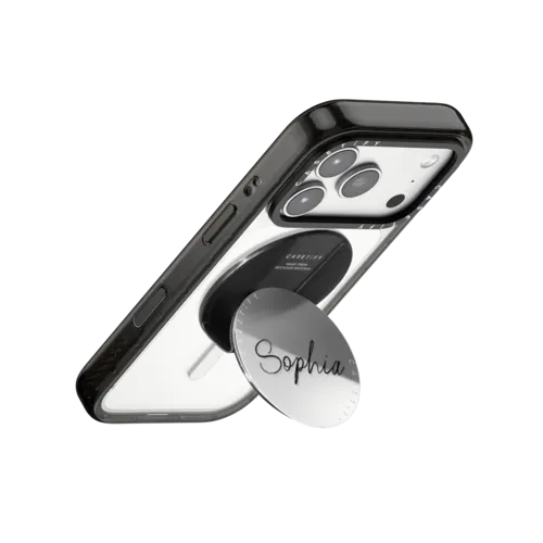 Snappy Grip Stand Customizer | Snappy Grip Stand / Snappy Mirror Grip Stand MagSafe Compatible / Silver | Image 3