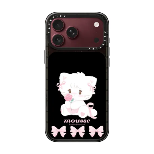 mousse ribbon | iPhone 18 Pro Max / Impact Case MagSafe Compatible - Glossy / Glossy Black | Image 1