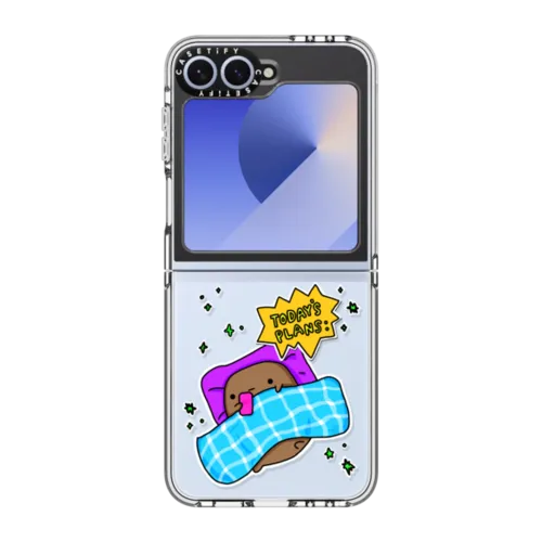 today-s potato plans | Galaxy Z Flip6 / Impact Clear Case / Clear | Image 1