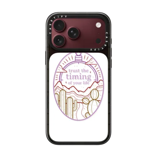 Trust The Timing | iPhone 18 Pro Max / Impact Case MagSafe Compatible - Glossy / Glossy Black | Image 1