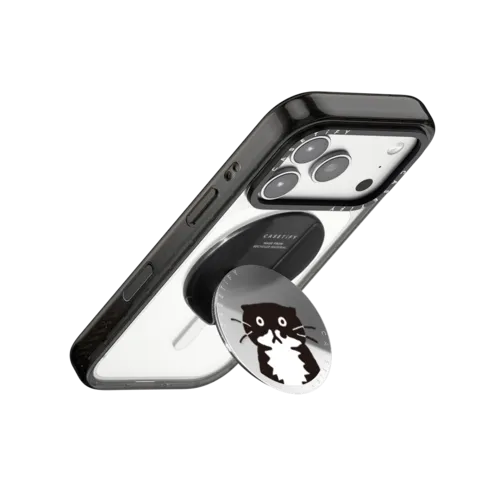 portrait of Mo | Snappy Grip Stand / Snappy Mirror Grip Stand MagSafe Compatible / Silver | Image 3