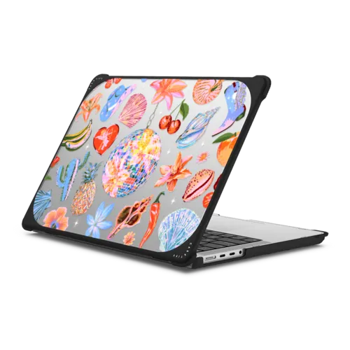 Summer Holiday | MacBook Pro 14-inch (M1 - M5) / MacBook Bounce Case / Black | Image 1