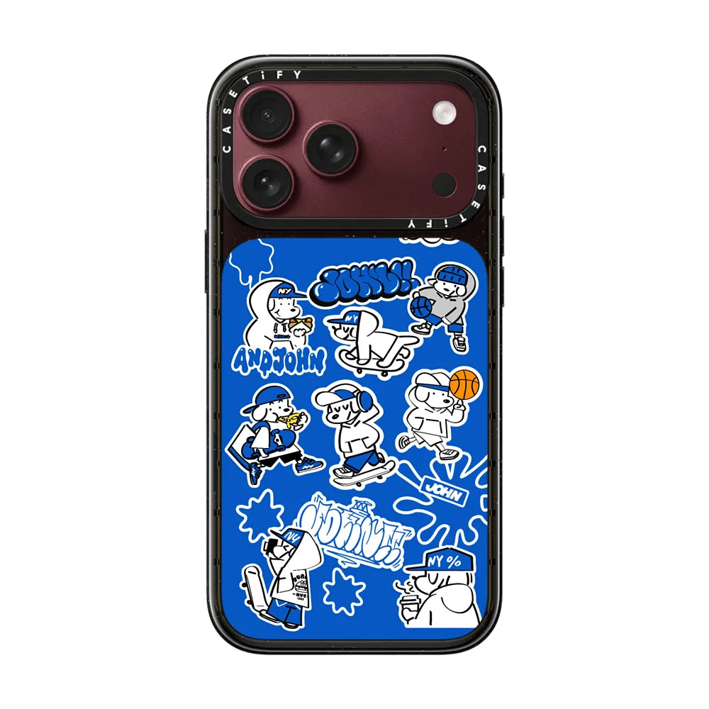 Chill Time in NY (Sticker Mania) - Blue | Image 1
