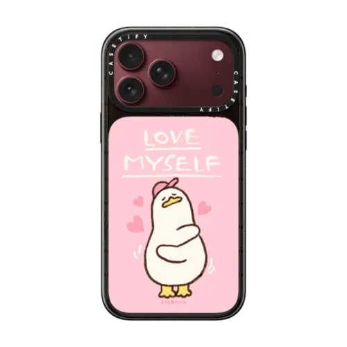 Love myself | iPhone 18 Pro Max / Impact Case MagSafe Compatible - Glossy / Glossy Black | Image 1