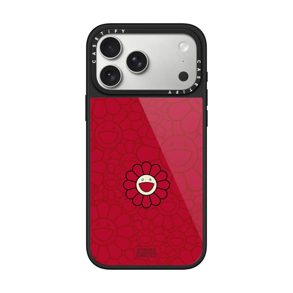 SUPERFLAT FLOWER PHONE CASE (RED) | Image 1