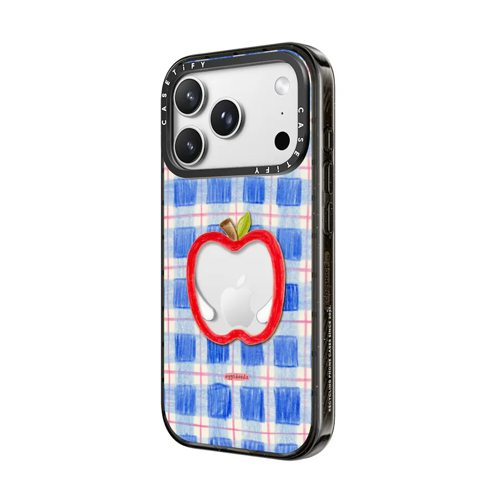 Checkered Apple Cut Out