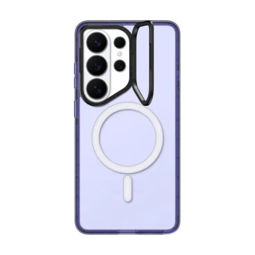 Custom Phone Case | Galaxy S26 Ultra / Impact Ring Stand Magnetic Case / Soft Blue | Image 1