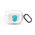 Skull - Aqua | AirPods Pro 2 / Earbuds Impact Case / Frost | Image 1