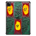 Three Sun-criers by Chow Ciao Chow | iPad Pro 11-inch (3rd/4th gen) / iPad Impact Case / Black | Image 1