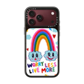 Worry less, live more | iPhone 18 Pro Max / Impact Case MagSafe Compatible - Glossy / Glossy Black | Image 1