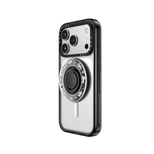 ECOSYSTEM DOG PATTERN | Snappy Ring Holder / Snappy Mirror Ring Holder MagSafe Compatible / Silver | Image 2