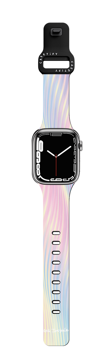 wavy | Apple Watch Series 7-9 (45mm) / Impact Band / Black | Image 1