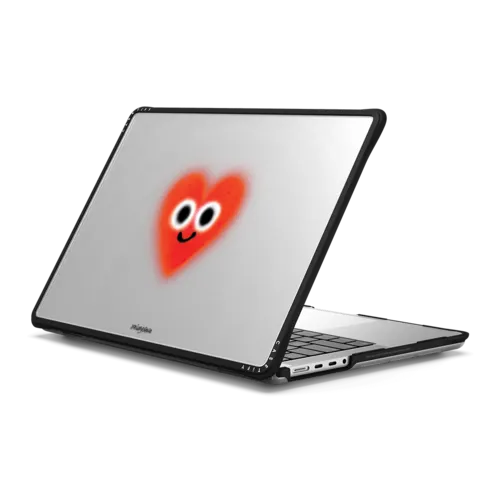 Soft Heart | MacBook Pro 14-inch (M1 - M5) / MacBook Impact Case / Black | Image 1