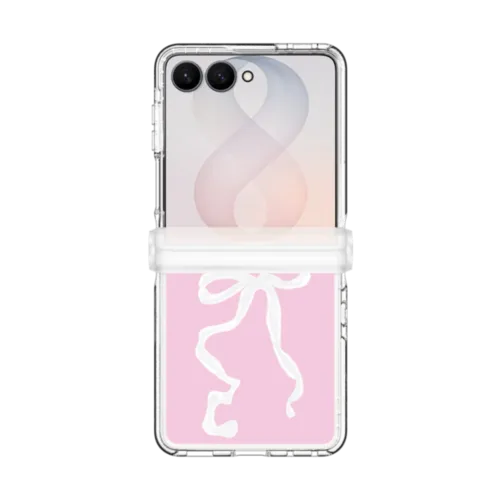 Painted Ribbon | Galaxy Z Flip8 / Impact Clear Magnetic Case / Clear | Image 1