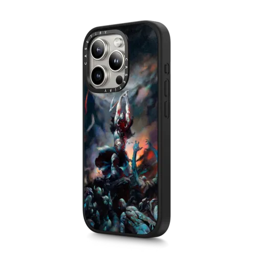 Death Dealer II by Frazetta Girls | iPhone 15 Pro Max / Impact Case MagSafe Compatible / Matte Black | Image 2