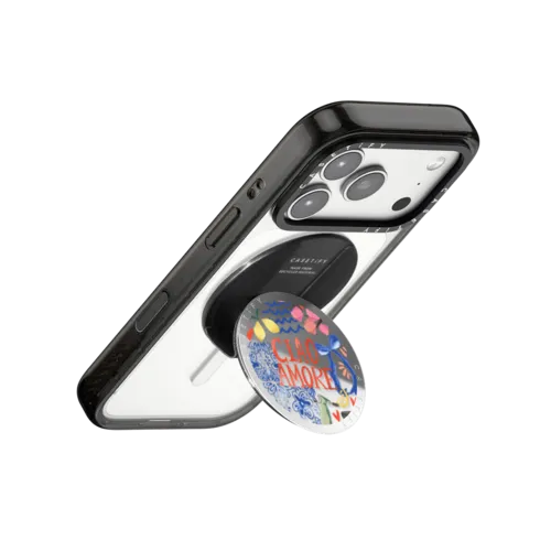 Ciao Amore | Snappy Grip Stand / Snappy Mirror Grip Stand MagSafe Compatible / Silver | Image 3