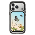 May Gibbs Butterflies | Snappy Cardholder Stand / Snappy Cardholder Stand MagSafe Compatible / Black | Image 1