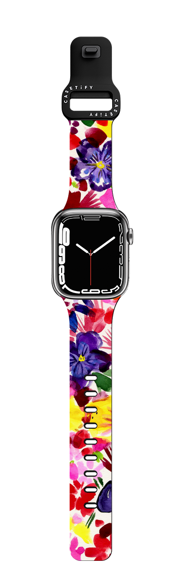 Lima Thinking Flowers | Apple Watch Series 7-9 (45mm) / Impact Band / Black | Image 1