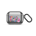 Love deeply, but let that love begin with you | AirPods Pro 3 / Earbuds Mirror Case / Silver | Image 1