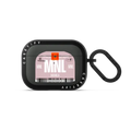 Airport Luggage Tag - Issue 2 - MNL | AirPods Pro 3 / Earbuds Bounce Case / Matte Charcoal | Image 1