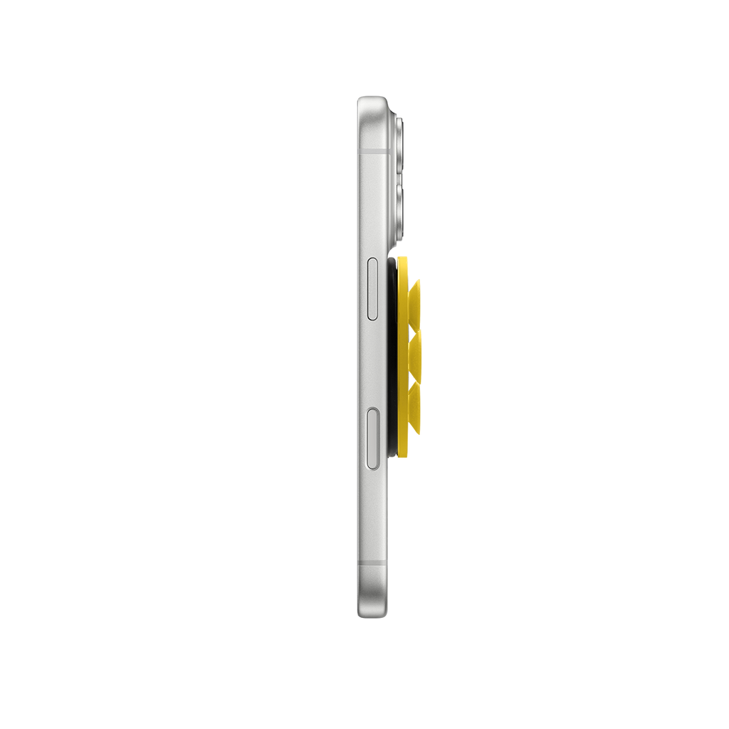 Snappy Snap & Stick Grip Stand MagSafe Compatible - Pulse Yellow