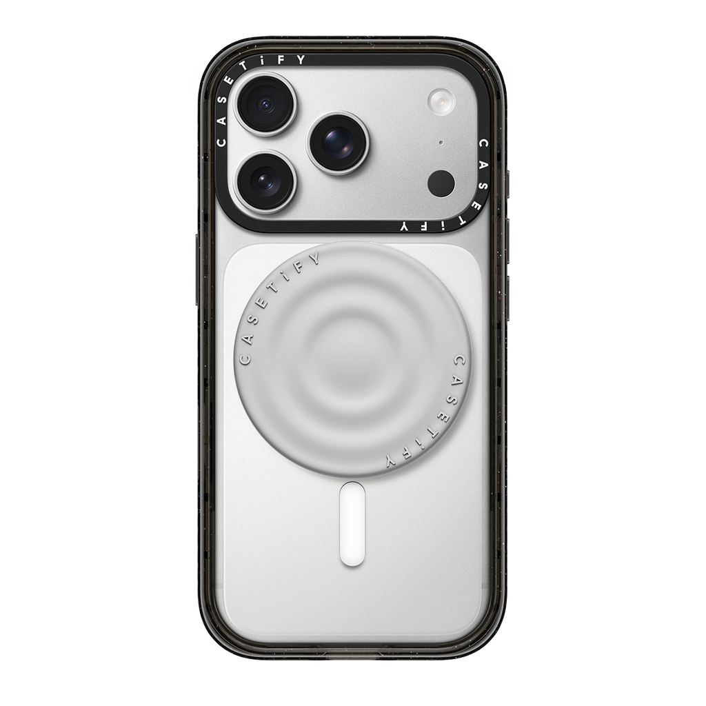 Snappy Ripple Grip Stand MagSafe Compatible - Pebble Grey | Image 1