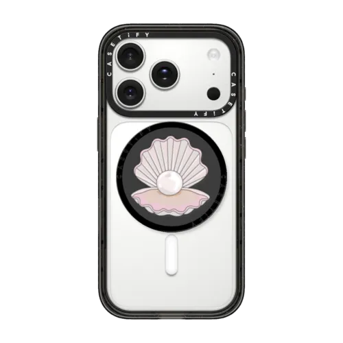Pearl | Snappy Grip Stand / Snappy Grip Stand MagSafe Compatible / Black | Image 1