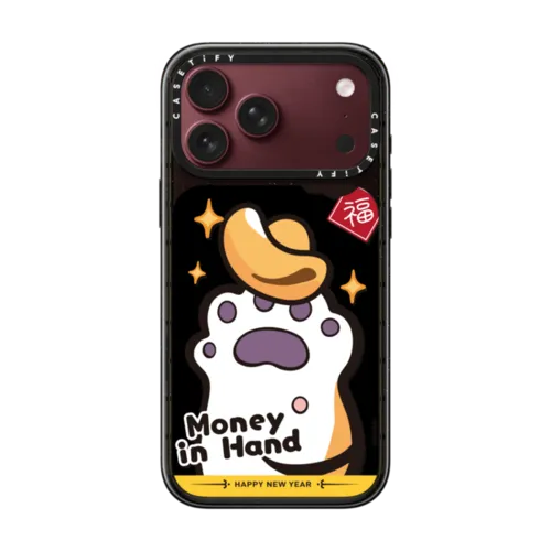 MONEY IN HAND | iPhone 18 Pro Max / Impact Case MagSafe Compatible - Glossy / Glossy Black | Image 1