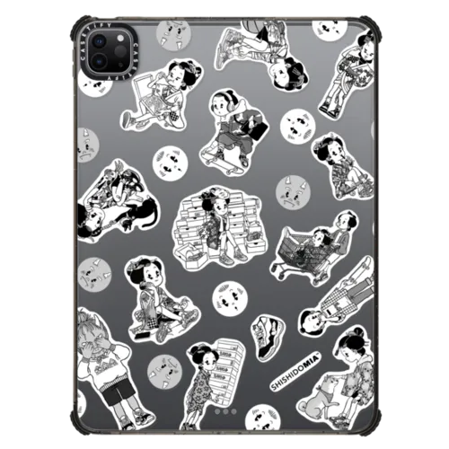 MY WORLD BY SHISHIDOMIA. | iPad Pro 11-inch (3rd/4th gen) / iPad Impact Case / Black | Image 1