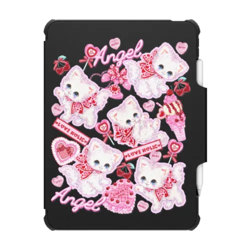 Popping Love | iPad Pro 11-inch (3rd/4th gen) / iPad Impact Folio Case / Black | Image 1