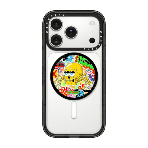 Skull Spider Grip Stand | Snappy Grip Stand / Snappy Grip Stand MagSafe Compatible / Black | Image 1