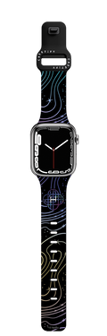 Honmoon Pattern Watch Band - Black version | Apple Watch Series 7-9 (45mm) / Impact Band / Black | Image 1