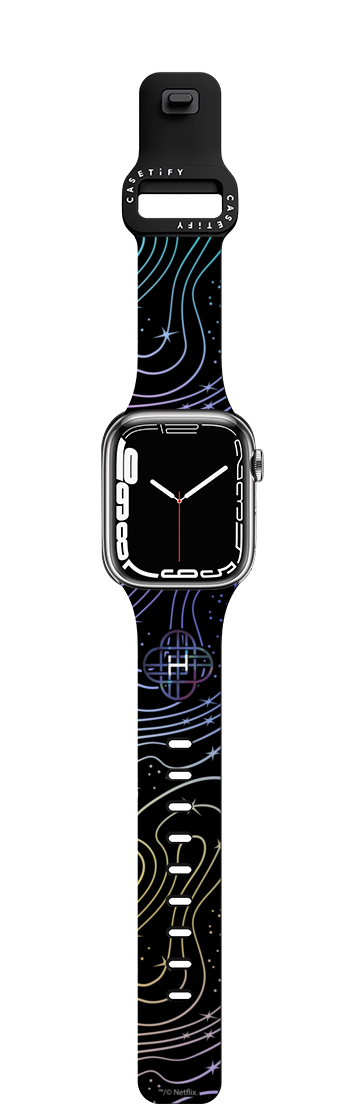 Honmoon Pattern Watch Band - Black version | Apple Watch Series 7-9 (45mm) / Impact Band / Black | Image 1