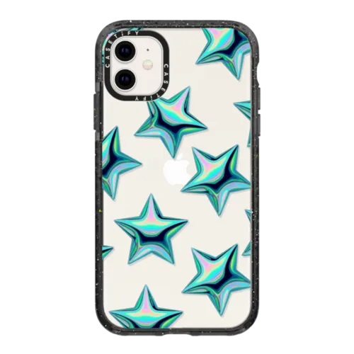 Unicorn stars | iPhone 11 / Impact Case / Black | Image 1