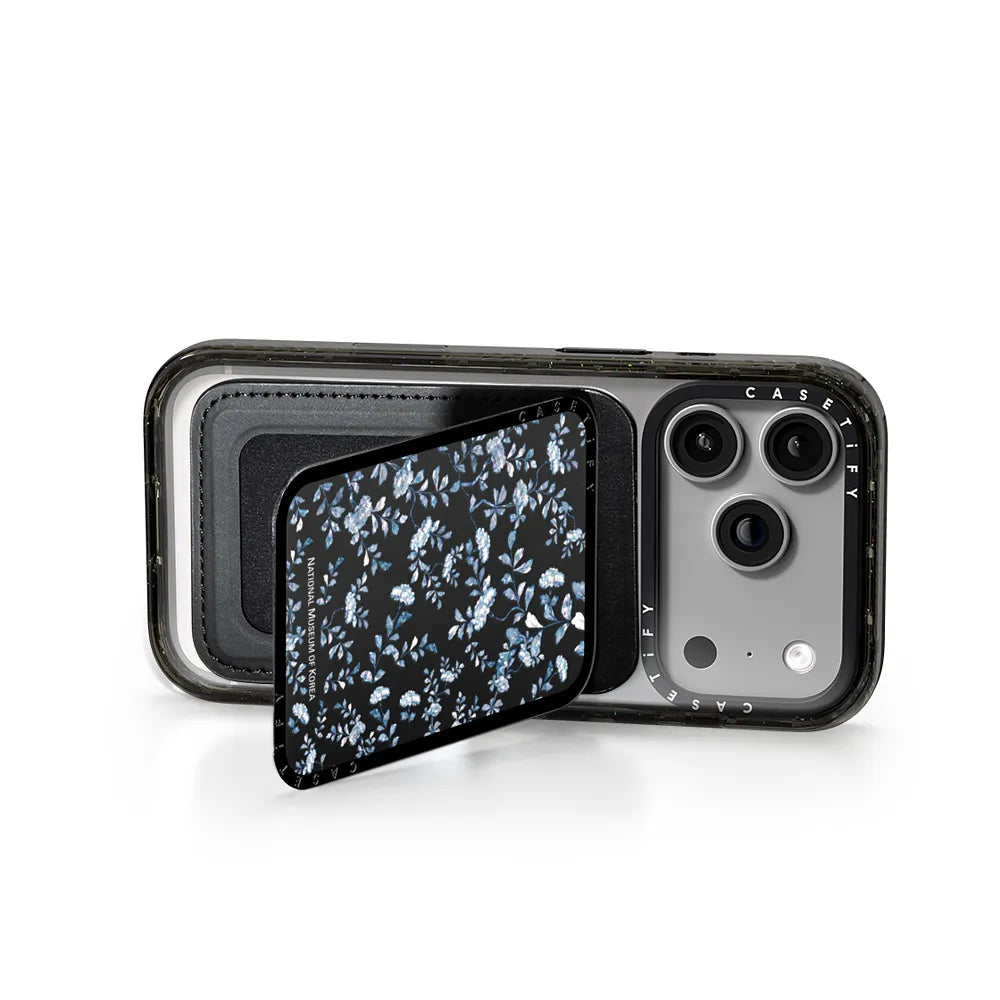 NMK Blue Nacre Snappy Cardholder Stand