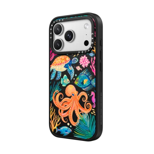 Under the Sea 2 by Grace Andersson | iPhone 17 Pro Max / Impact Case MagSafe Compatible / Matte Black | Image 2