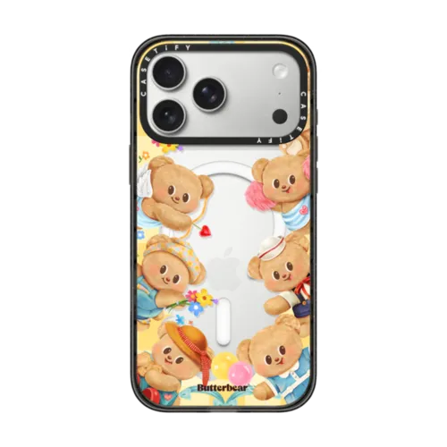 Versatile Butterbear Case | iPhone 17 Pro Max / Impact Case MagSafe Compatible / Black | Image 1