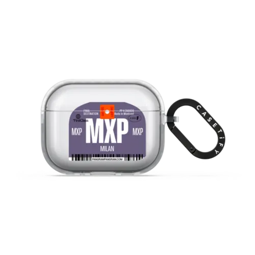 Airport Luggage Tag - Issue 2 - MXP | AirPods Pro 3 / Earbuds Impact Case / Frost | Image 1