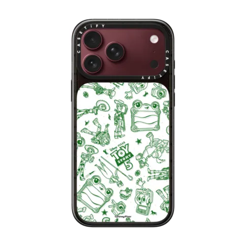 Toy Story 5 Lilypad Pattern Case | iPhone 18 Pro Max / Impact Case MagSafe Compatible - Glossy / Glossy Black | Image 1